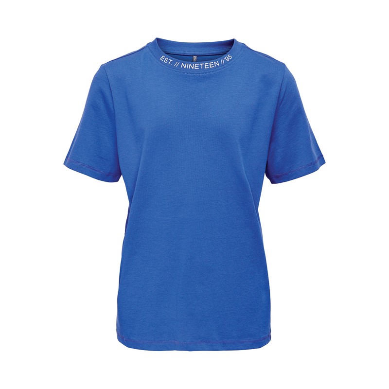 Only T-Shirts Theo NY Garçon Bleu