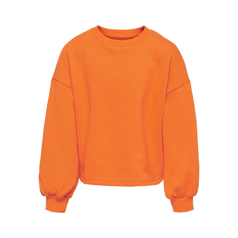Only Meisjes Every Ballon Sweaters Oranje