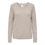 Only Damen Faye Pullover Grau