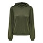 Only Damskie Asta Bluzy z kapturami Khaki