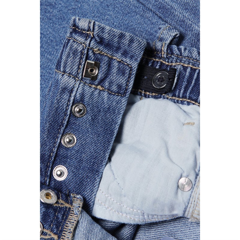 Only Dziewczęce Cuba Slouchy Jeansy Luźne Relaxed Fit Niebieski