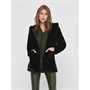 Only Damskie Malou Faux Fur Kurtki Czarny
