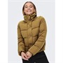 Only Vestes Puffa Cool Femme Marron