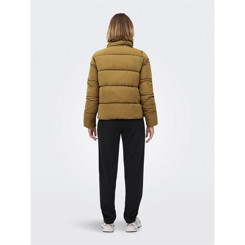 Only Womens Cool Puffer Jacket Toasted Coconut