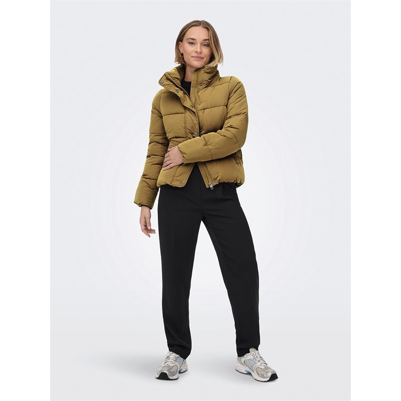 Only Womens Cool Puffer Jacket Toasted Coconut