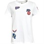 Only Girls Kina Boxy College T-Shirt Bright White