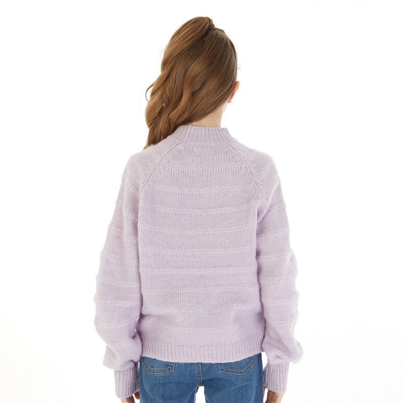 Only Girls Celina Life High Neck Top Lavendula