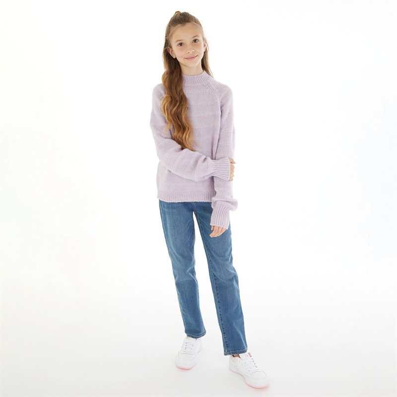 Only Girls Celina Life High Neck Top Lavendula