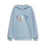 Only Girls Gillian Long Sleeve Wanted Foil Hoodie Angel Falls