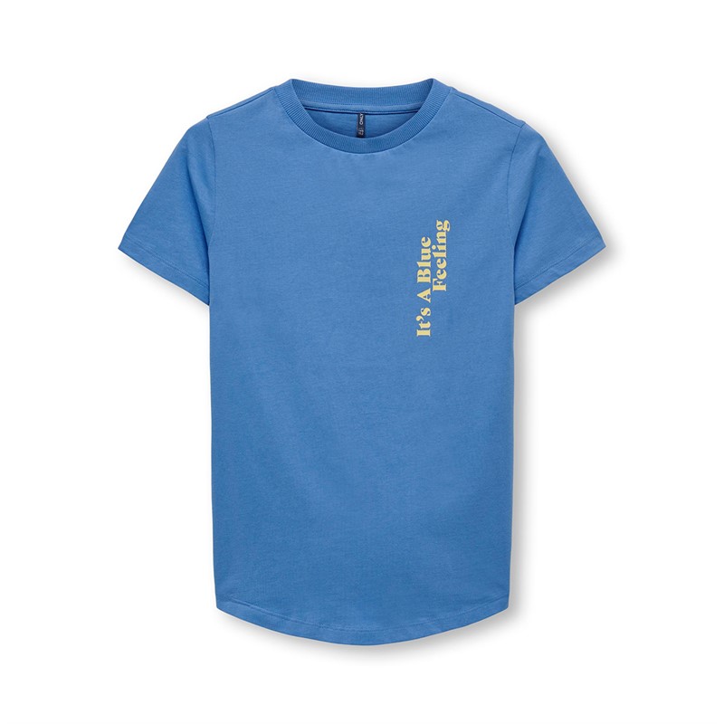 Only Jongens Lau Ocean T-shirts Blauw