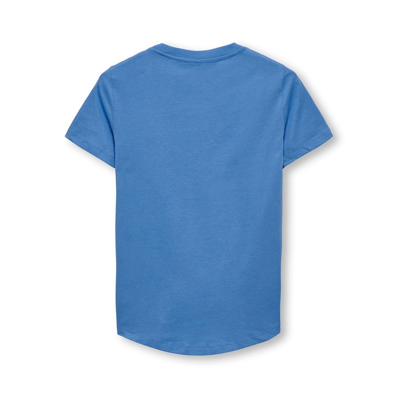 Only Jongens Lau Ocean T-shirts Blauw