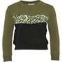 Only Mädchen Cilla Leo Sweatshirts Khaki