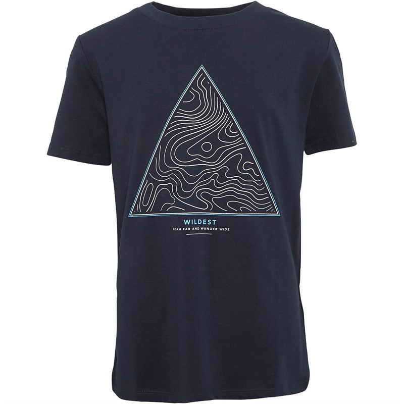 Only Jongens Tom Wildest T-shirts Blauw