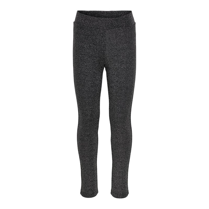 Only Meisjes Nete Vilma Glitter Legging Zwart