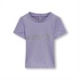 Only Piger Wendy Logo T-shirt Lilla Rose
