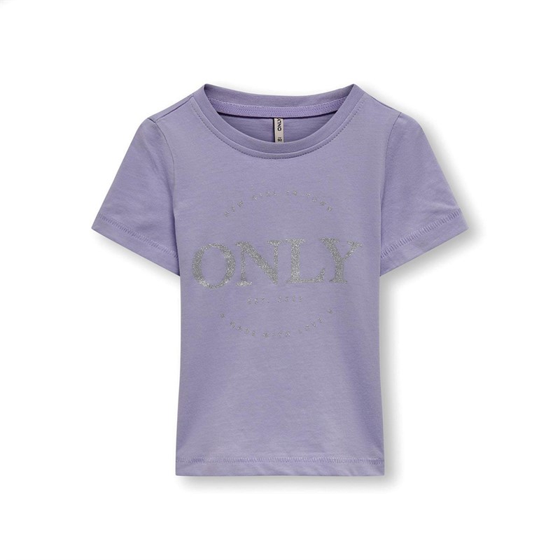 Only Piger Wendy Logo T-shirt Lilla Rose