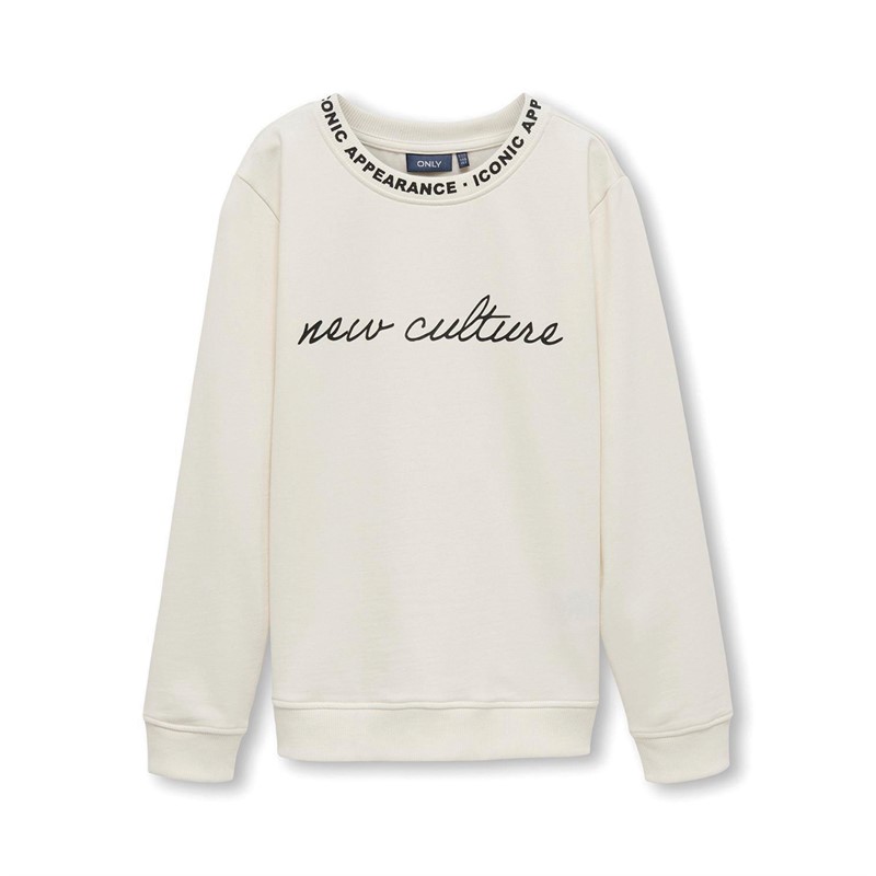 Only Drenge Lance Culture Sweatshirts beige