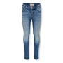 Only Piger Carmen Reg Skinny Jeans Blå