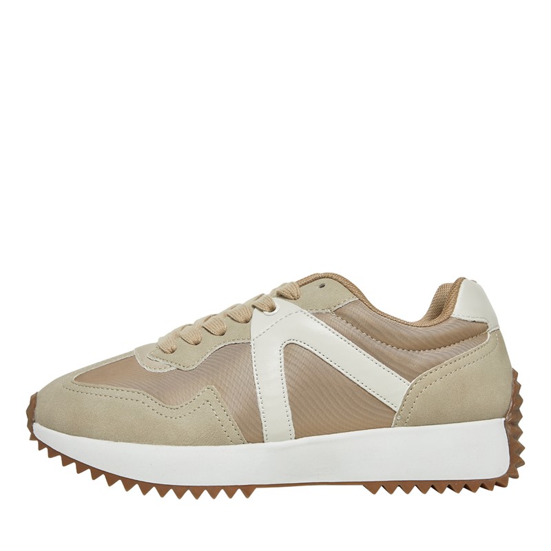 Only Womens Sonic Trainers Beige Comb