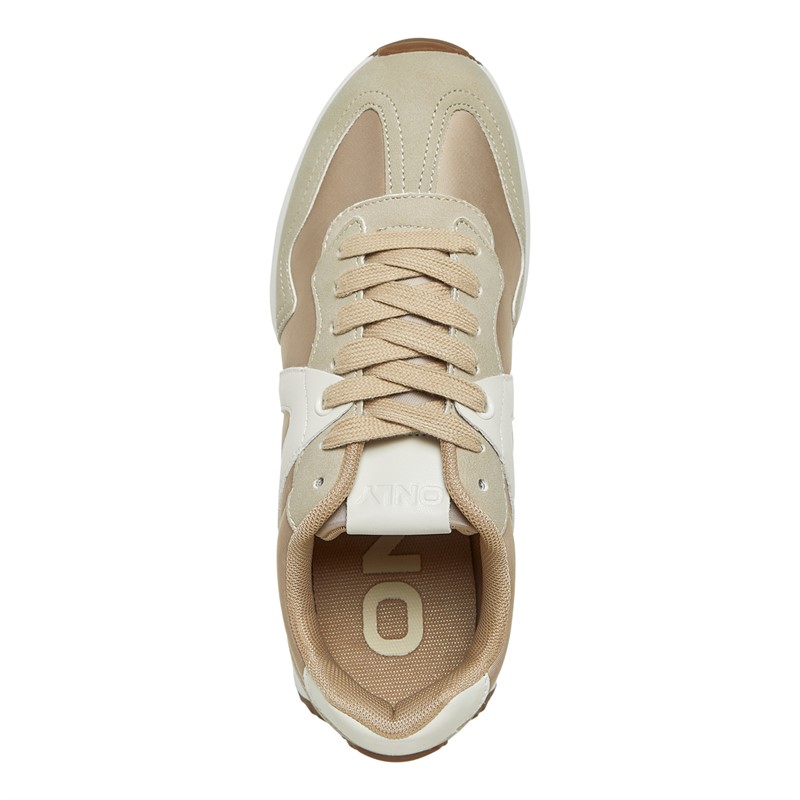 Only Womens Sonic Trainers Beige Comb