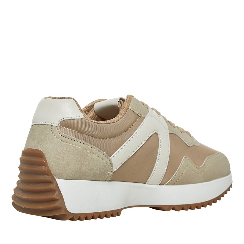 Only Womens Sonic Trainers Beige Comb