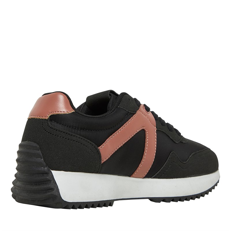 Only Womens Sonic Trainers Black/Pink