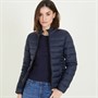 Only Damen Abbie gesteppte Jacke Dunkelblau