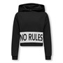 Only Piger Hoodie med tryk Amberly Konfettier
