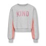 Only Sweatshirt mit langen Ärmeln Mädchen Gemma Life Block Silber Rosa