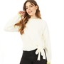 Only Pullover Damen Misty Knot Kontrast Cloud Dancer