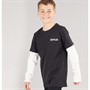 Only Langarmshirt Junge Asteroid Doppelärmel Schwarz