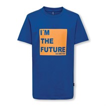 Only T-shirt Bleu Future Garçon Lolite