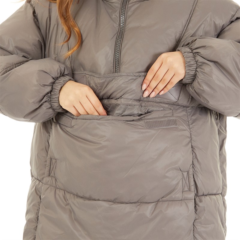 Only Womens Padded Jacket Grey