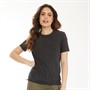 Only Dame T-shirt Lucy Life med Rundhals Sort