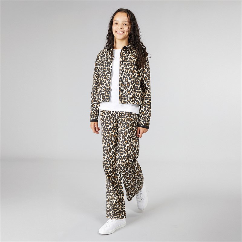 Only Piger Clara Label Afslappede bukser Sort