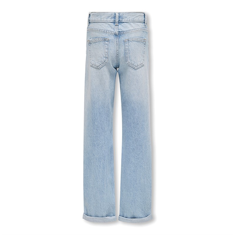Only Meisjes Molly Relaxed Fit Jeans Blauw