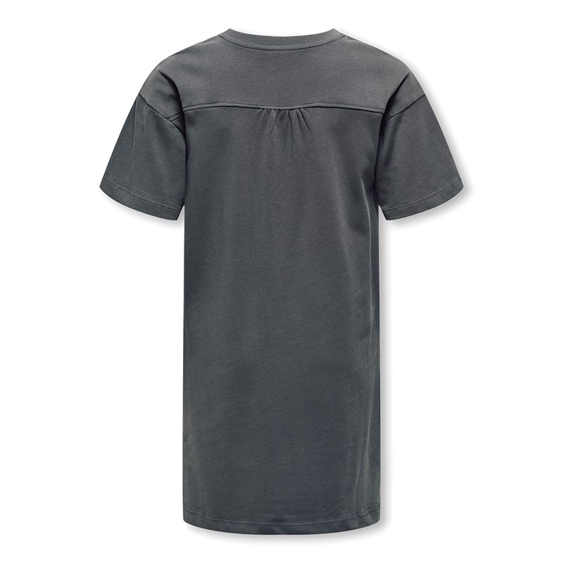 Only Piger Jilli Life Kortærmet Slids Kjole Blackened Pearl