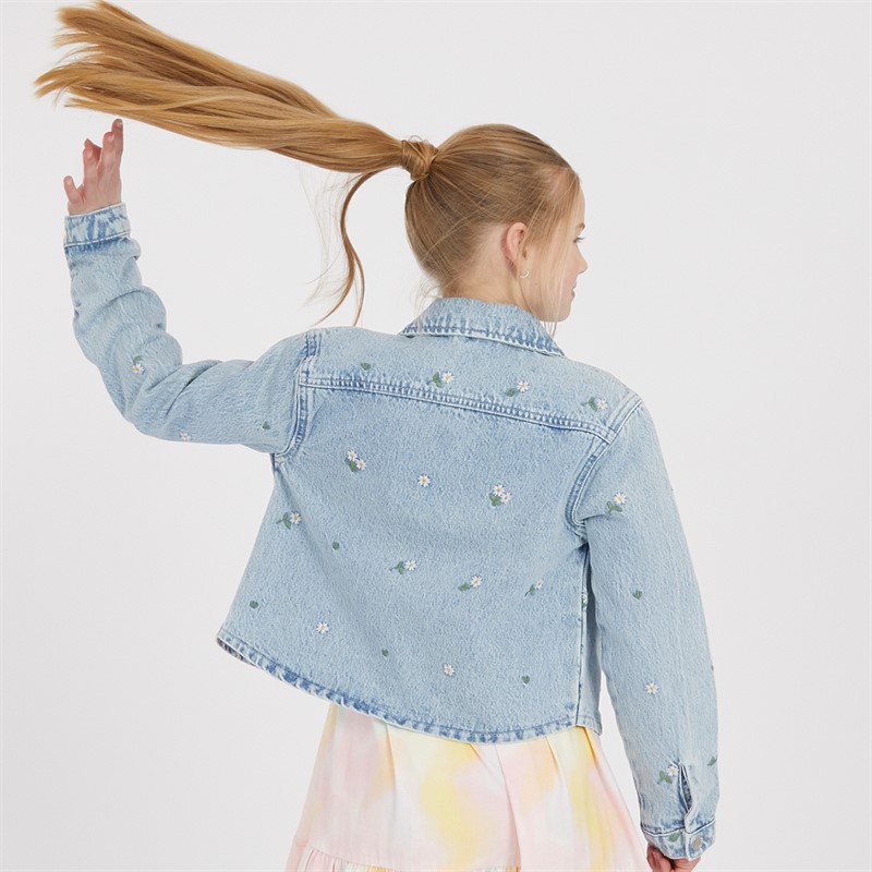 Only Piger Cassie Denim Bluser og skjorter Blå