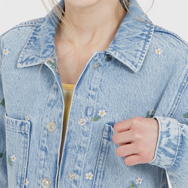 Only Piger Cassie Denim Bluser og skjorter Blå