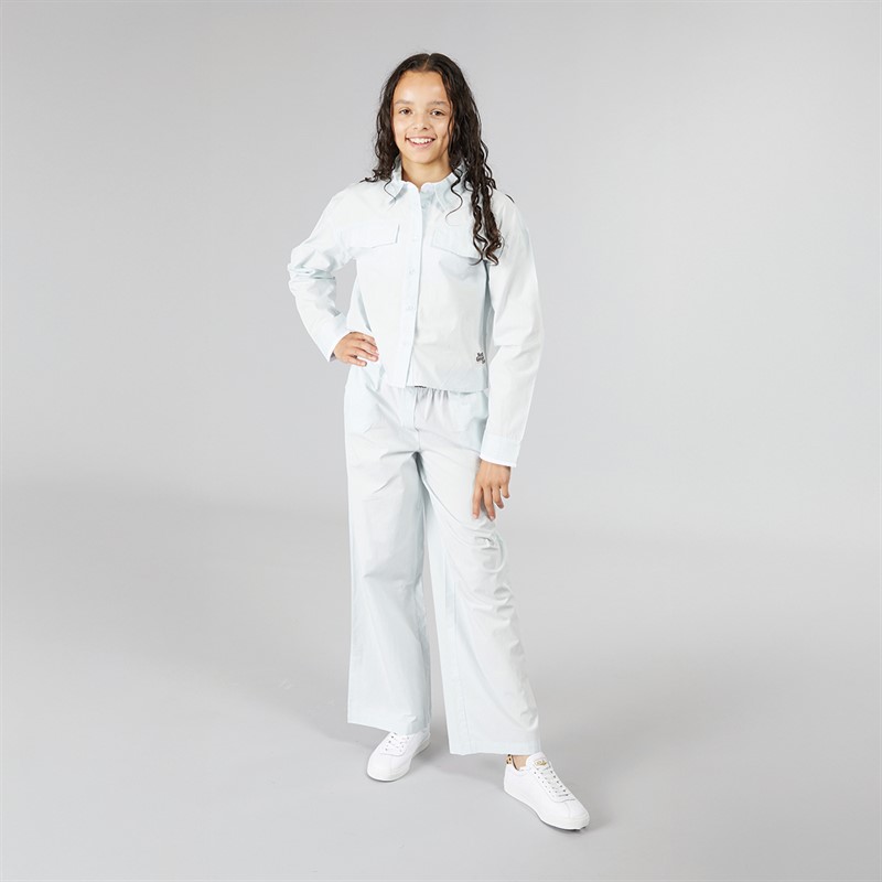 Only Meisjes Clara Label Casual broek Blauw