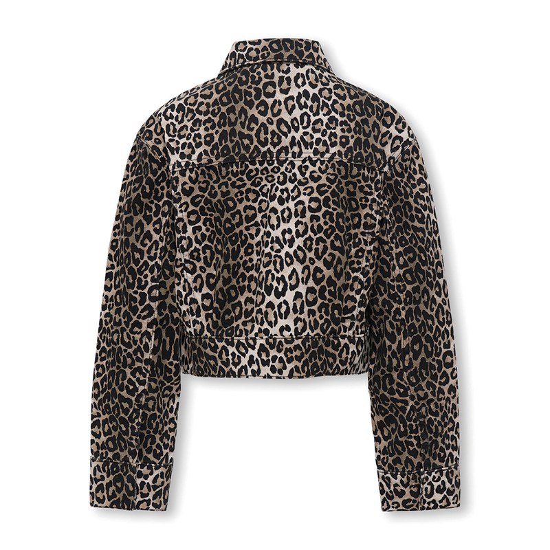 Only Piger Sandra-Lumi Printed Lette jakker Sort