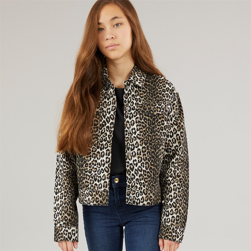 Only Mädchen Sandra-Lumi Printed Leicht Jacken Schwarz