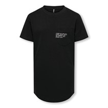 Only T-shirt Marinus Noir Garçon