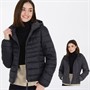 Only Womens Tahoe Reversible Puffer Jacket Black