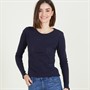 Only Damen Carlotta Langarm Oberteil Nachthimmel