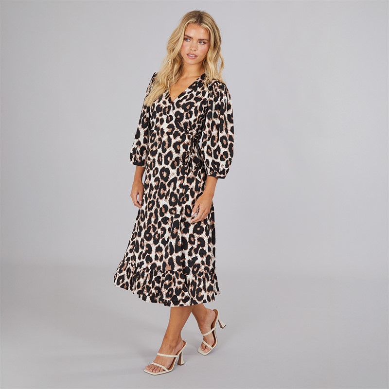 Only Robe Midi Portefeuille Olivia Femme - Cloud Dancer
