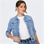 Only Damen Jeans Jacke Light Blue Denim