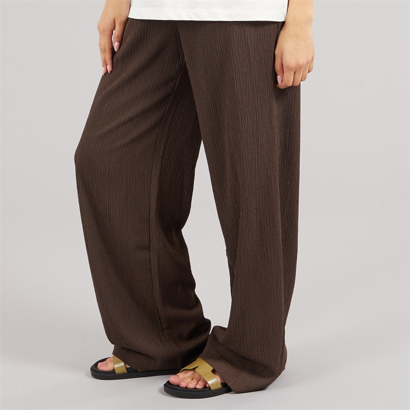 Only Pantalons larges Femme Chocolate Brown