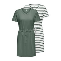 Only Dame to pak jersey kjoler laurbærkrans