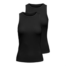 Only Damen Zweierpack Westen Schwarz